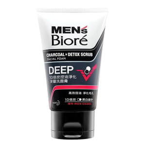 MEN'S MEN'S Bioré碧柔男士 洗面膏 10倍炭控油淨化系列 深層 100g  - 清貨優惠 100g  正面圖