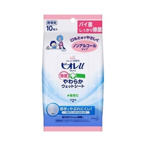 KAO花王 KAO花王 日本無酒精除菌濕紙巾 10枚入  - 清貨優惠   正面圖