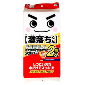 日本LEC 日本LEC 激落君廚房清潔海綿 MEGA 1件  - 清貨優惠   正面圖
