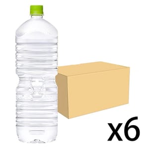 I I LOHAS 日本北海道無標籤天然水 2L 6支裝 - 清貨優惠 2L  正面圖