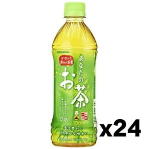日本SANGARIA 日本SANGARIA 嚴選味道 綠茶 500ml 1箱24支 - 清貨優惠 500ml  正面圖